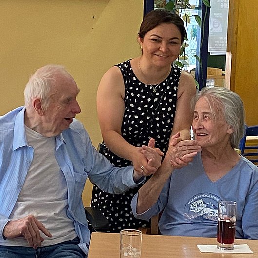 Gute Stimmung beim Sommerfest in Drei Eichen